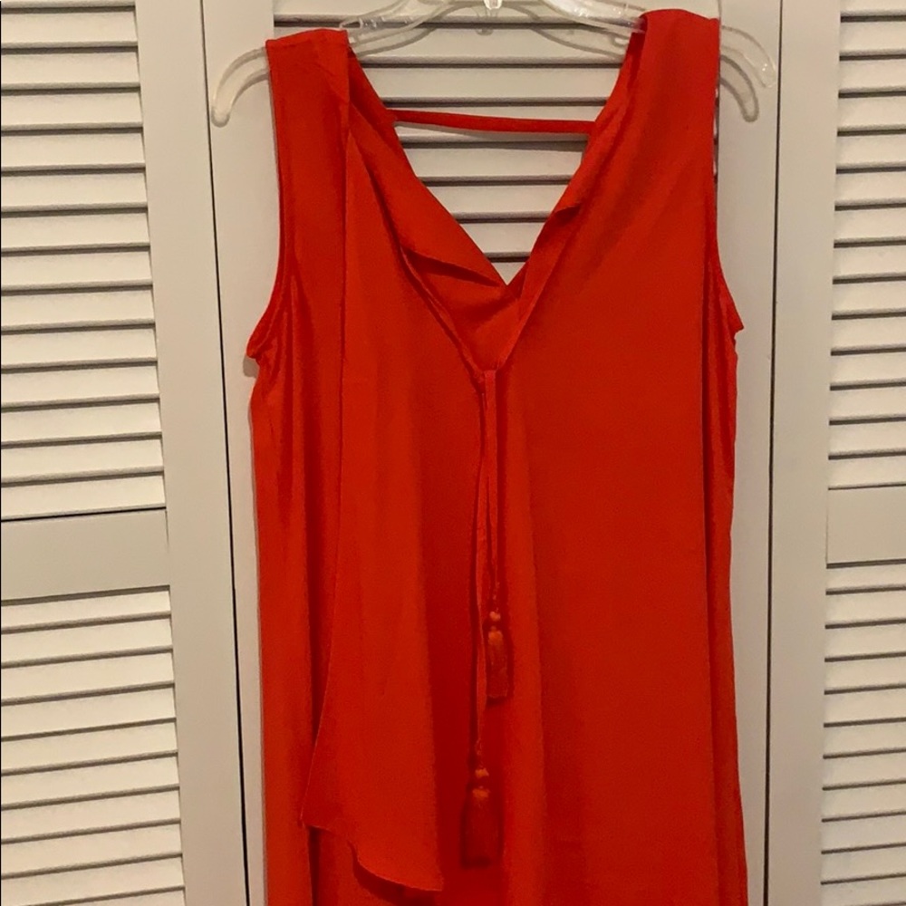 Coral Red Dress